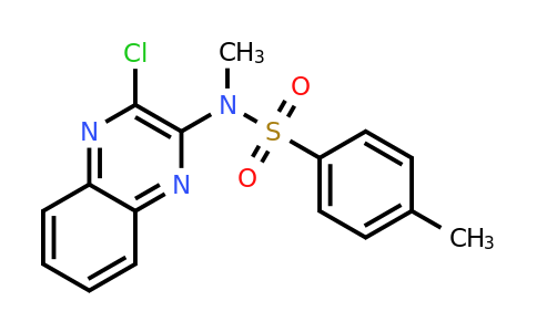 CAS 166271-39-2 | N-(3-chloroquinoxalin-2-yl)-N,4-dimethylbenzene-1-sulfonamide