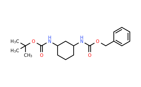 CAS 1663511-17-8 | Benzyl tert-butyl cyclohexane-1,3-diyldicarbamate