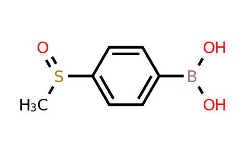 CAS 166386-48-7 | 4-(Methanesulfinyl)benzeneboronic acid