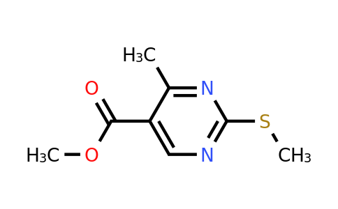 CAS 166392-24-1 | Methyl 4-methyl-2-(methylthio)pyrimidine-5-carboxylate