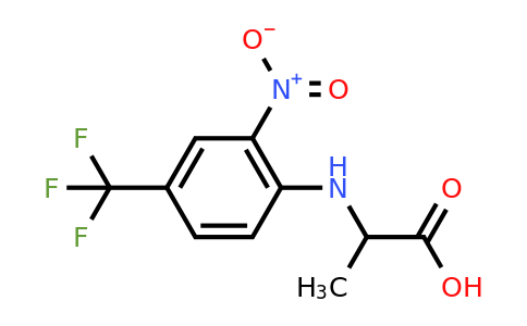 CAS 166402-54-6 | 2-{[2-nitro-4-(trifluoromethyl)phenyl]amino}propanoic acid