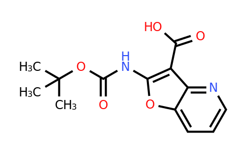 CAS 1664403-28-4 | 2-{[(tert-butoxy)carbonyl]amino}furo[3,2-b]pyridine-3-carboxylic acid