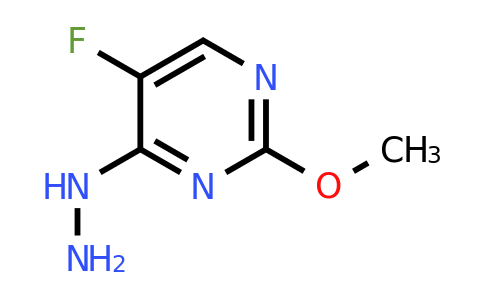 CAS 166524-64-7 | 5-Fluoro-4-hydrazinyl-2-methoxypyrimidine