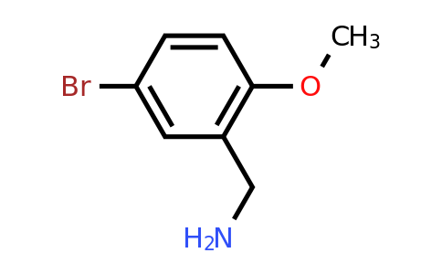 CAS 166530-78-5 | (5-bromo-2-methoxyphenyl)methanamine