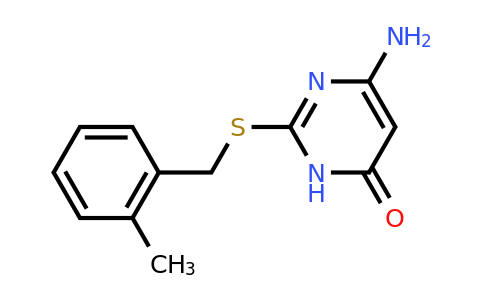 CAS 166751-33-3 | 6-Amino-2-((2-methylbenzyl)thio)pyrimidin-4(3H)-one