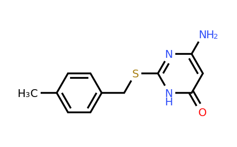CAS 166751-35-5 | 6-Amino-2-((4-methylbenzyl)thio)pyrimidin-4(3H)-one