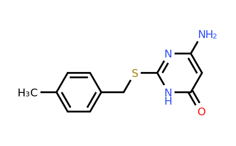 6-Amino-2-((4-methylbenzyl)thio)pyrimidin-4(3H)-one