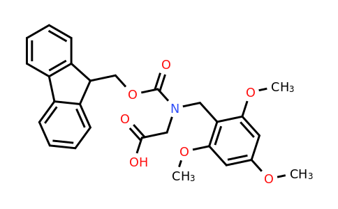 CAS 166881-43-2 | 2-[9H-fluoren-9-ylmethoxycarbonyl-[(2,4,6-trimethoxyphenyl)methyl]amino]acetic acid