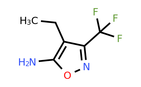 CAS 166964-41-6 | 4-ethyl-3-(trifluoromethyl)-1,2-oxazol-5-amine