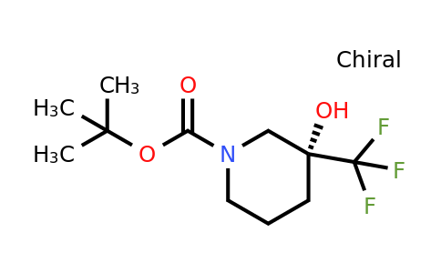CAS 1670260-03-3 | tert-butyl (3R)-3-hydroxy-3-(trifluoromethyl)piperidine-1-carboxylate