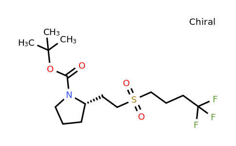 CAS 1670272-77-1 | tert-butyl (2S)-2-[2-(4,4,4-trifluorobutanesulfonyl)ethyl]pyrrolidine-1-carboxylate