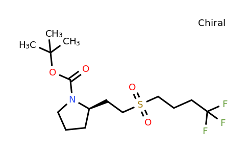 CAS 1670272-80-6 | tert-butyl (2R)-2-[2-(4,4,4-trifluorobutanesulfonyl)ethyl]pyrrolidine-1-carboxylate