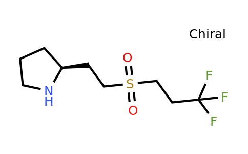 CAS 1670272-82-8 | (2S)-2-[2-(3,3,3-trifluoropropanesulfonyl)ethyl]pyrrolidine