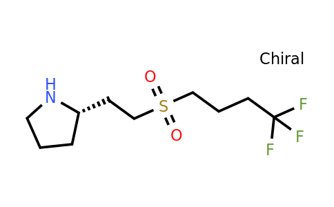 CAS 1670272-83-9 | (2S)-2-[2-(4,4,4-trifluorobutanesulfonyl)ethyl]pyrrolidine