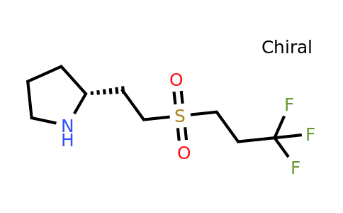 CAS 1670272-85-1 | (2R)-2-[2-(3,3,3-trifluoropropanesulfonyl)ethyl]pyrrolidine