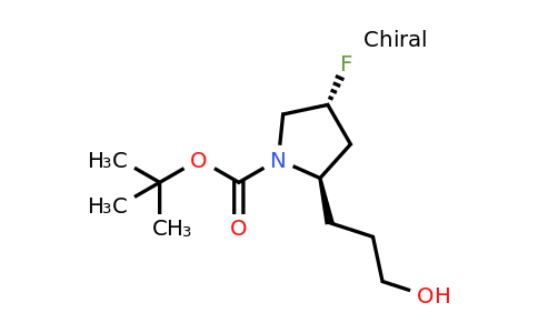 CAS 1670272-96-4 | tert-butyl (2R,4R)-4-fluoro-2-(3-hydroxypropyl)pyrrolidine-1-carboxylate