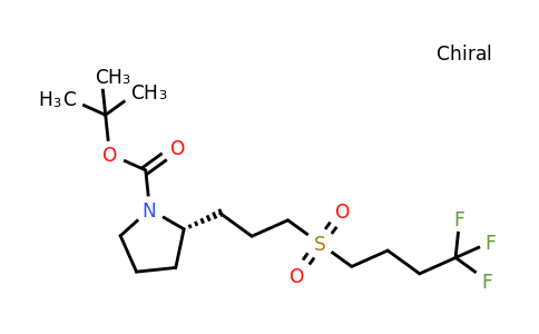 CAS 1670273-23-0 | tert-butyl (2S)-2-[3-(4,4,4-trifluorobutanesulfonyl)propyl]pyrrolidine-1-carboxylate