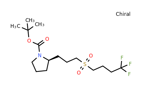 CAS 1670273-24-1 | tert-butyl (2R)-2-[3-(4,4,4-trifluorobutanesulfonyl)propyl]pyrrolidine-1-carboxylate