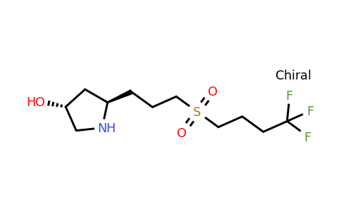 CAS 1670273-35-4 | (3R,5R)-5-[3-(4,4,4-trifluorobutanesulfonyl)propyl]pyrrolidin-3-ol