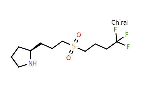 CAS 1670273-37-6 | (2S)-2-[3-(4,4,4-trifluorobutanesulfonyl)propyl]pyrrolidine