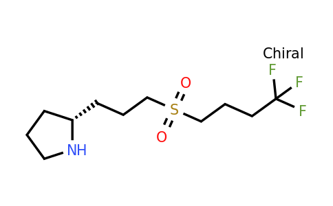 CAS 1670273-38-7 | (2R)-2-[3-(4,4,4-trifluorobutanesulfonyl)propyl]pyrrolidine