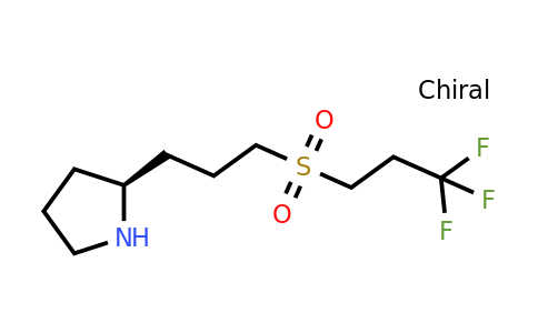CAS 1670273-43-4 | (2S)-2-[3-(3,3,3-trifluoropropanesulfonyl)propyl]pyrrolidine