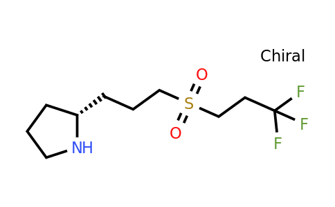 CAS 1670273-44-5 | (2R)-2-[3-(3,3,3-trifluoropropanesulfonyl)propyl]pyrrolidine
