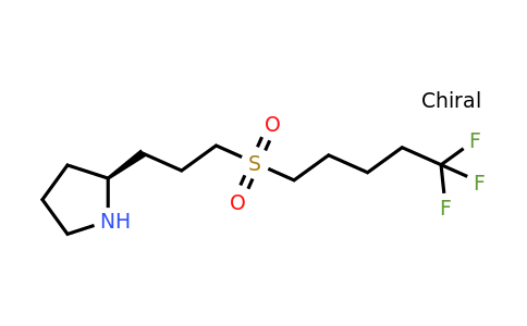 CAS 1670273-45-6 | (2S)-2-[3-(5,5,5-trifluoropentanesulfonyl)propyl]pyrrolidine