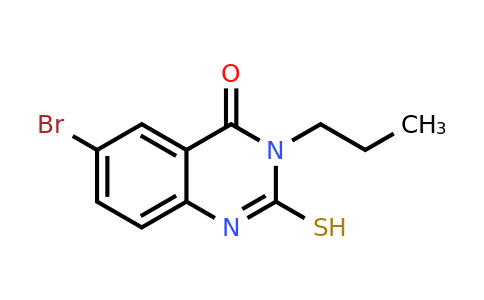 CAS 167158-69-2 | 6-bromo-3-propyl-2-sulfanyl-3,4-dihydroquinazolin-4-one