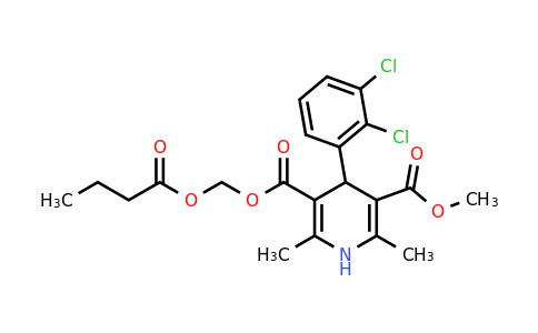 CAS 167221-71-8 | methyl 5-{[(butanoyloxy)methoxy]carbonyl}-4-(2,3-dichlorophenyl)-2,6-dimethyl-1,4-dihydropyridine-3-carboxylate
