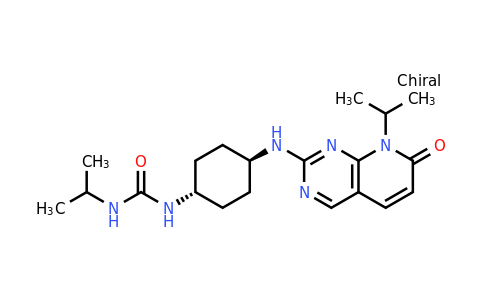 3-(propan-2-yl)-1-[(1r,4r)-4-{[7-oxo-8-(propan-2-yl)-7H,8H-pyrido[2,3-d]pyrimidin-2-yl]amino}cyclohexyl]urea