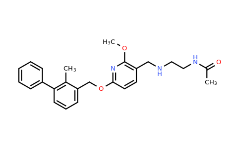 CAS 1675203-84-5 | N-[2-({[2-methoxy-6-({2-methyl-[1,1'-biphenyl]-3-yl}methoxy)pyridin-3-yl]methyl}amino)ethyl]acetamide