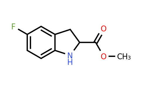 CAS 167631-82-5 | methyl 5-fluoroindoline-2-carboxylate