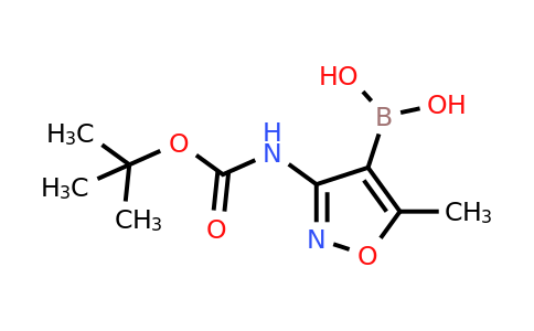 CAS 1678536-40-7 | (3-[(Tert-butoxycarbonyl)amino]-5-methylisoxazol-4-YL)boronic acid