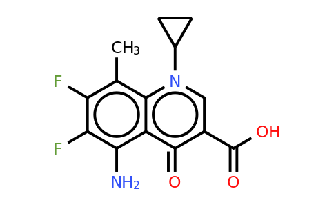 CAS 167888-38-2 | 5-Amino-1-cyclopropyl-6,7-difluoro-1,4-dihydro-8-methyl-4-oxo-3-quinolinecarbocylic acid