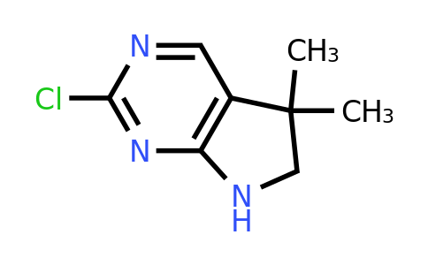 CAS 1679381-63-5 | 2-chloro-5,5-dimethyl-5H,6H,7H-pyrrolo[2,3-d]pyrimidine