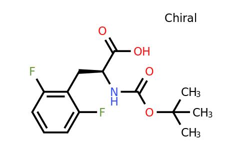 CAS 167993-07-9 | (2S)-3-(2,6-Difluorophenyl)-2-[(tert-butoxy)carbonylamino]propanoic acid