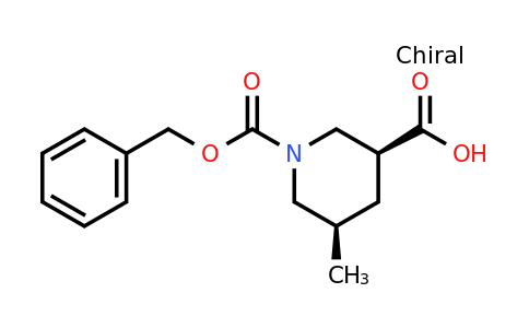 CAS 168050-63-3 | cis-1-benzyloxycarbonyl-5-methyl-piperidine-3-carboxylic acid