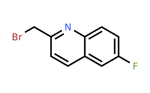 CAS 168083-35-0 | 2-(Bromomethyl)-6-fluoroquinoline