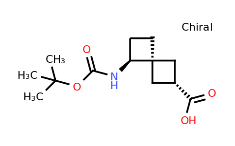 CAS 1682624-63-0 | (2R,4r,5S)-7-(tert-butoxycarbonylamino)spiro[3.3]heptane-2-carboxylic acid
