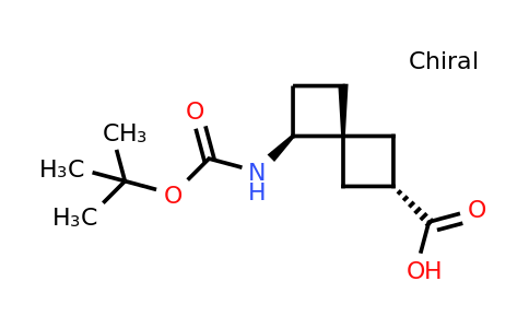 CAS 1682647-21-7 | (2S,4s,5S)-7-(tert-butoxycarbonylamino)spiro[3.3]heptane-2-carboxylic acid
