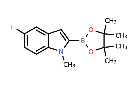 CAS 1683582-67-3 | 5-Fluoro-1-methyl-2-(4,4,5,5-tetramethyl-1,3,2-dioxaborolan-2-YL)-indole