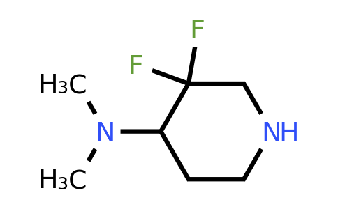 CAS 1684392-66-2 | 3,3-difluoro-N,N-dimethylpiperidin-4-amine