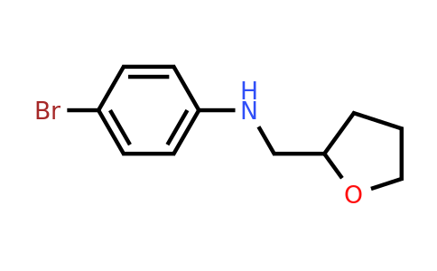 CAS 168475-83-0 | 4-Bromo-N-(oxolan-2-ylmethyl)aniline