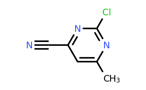 CAS 16858-56-3 | 2-Chloro-6-methyl-pyrimidine-4-carbonitrile