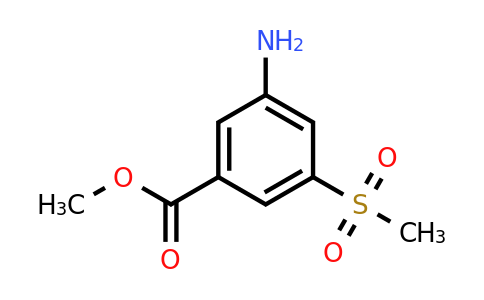 CAS 168618-23-3 | methyl 3-amino-5-methanesulfonylbenzoate