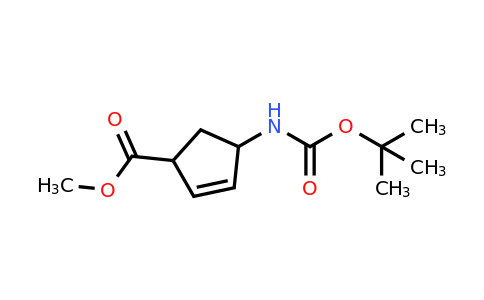 CAS 168683-02-1 | 4-[[(1,1-Dimethylethoxy)carbonyl]amino]-2-cyclopentene-1-carboxylic acid methyl ester