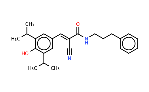 CAS 168835-82-3 | (E)-2-Cyano-3-(4-hydroxy-3,5-diisopropylphenyl)-N-(3-phenylpropyl)acrylamide