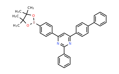 CAS 1689538-51-9 | 4-([1,1'-Biphenyl]-4-yl)-2-phenyl-6-(4-(4,4,5,5-tetramethyl-1,3,2-dioxaborolan-2-yl)phenyl)pyrimidine