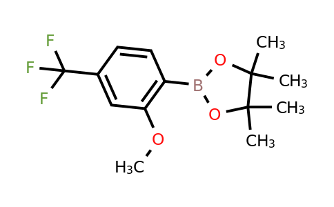 CAS 1689547-84-9 | 2-[2-methoxy-4-(trifluoromethyl)phenyl]-4,4,5,5-tetramethyl-1,3,2-dioxaborolane